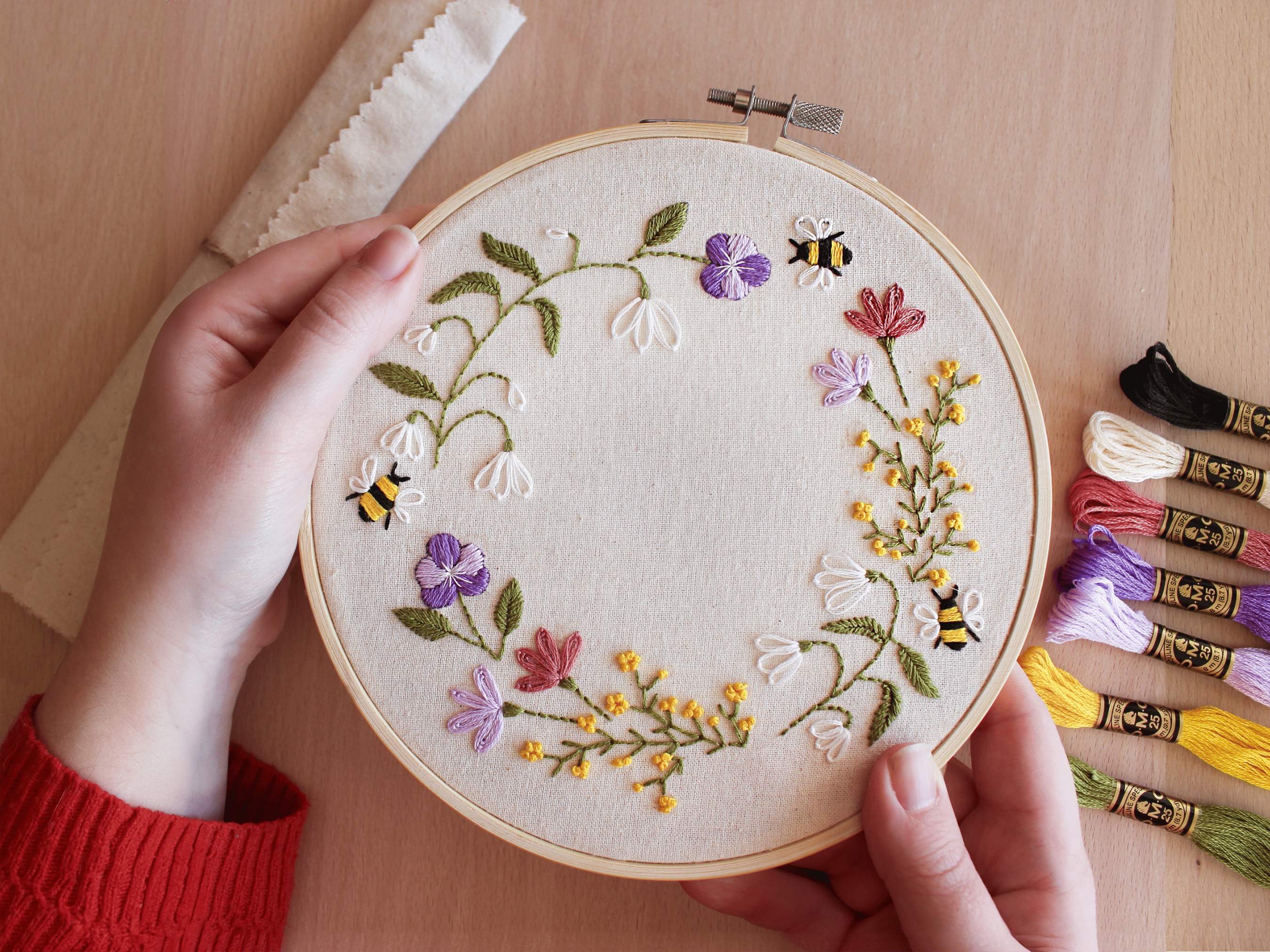 Cours de broderie à Toulouse et kits débutants | Les Pointillés