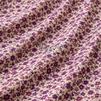 Tissu fleuri proposé pour un atelier de broderie à Toulouse avec affirmations positives