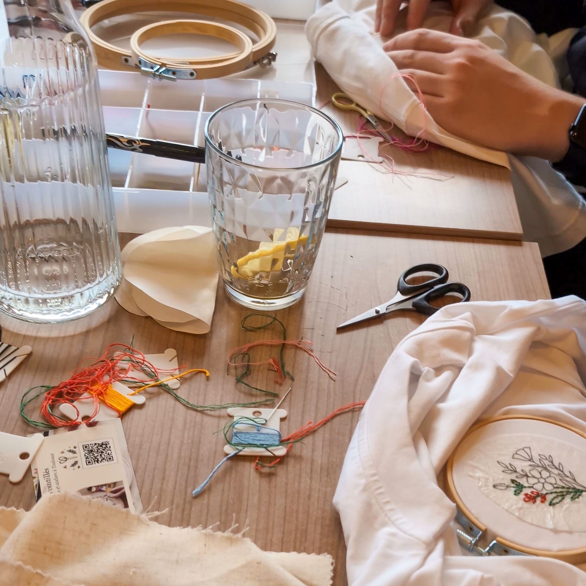 Customise tes vêtements, atelier de broderie à Toulouse