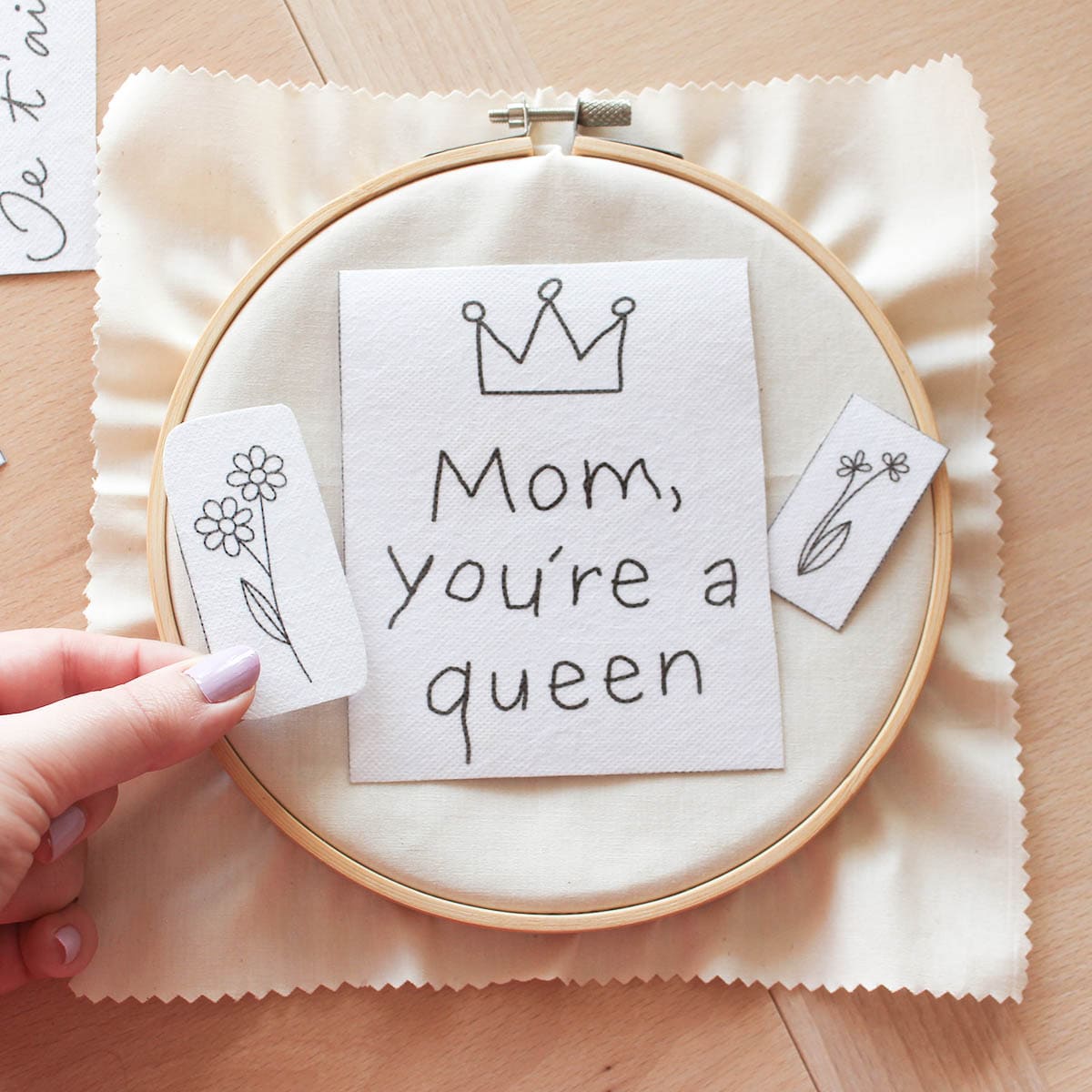 Fête des mères atelier broderie Toulouse