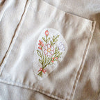 Broderie customiser ses vêtements, fleurs