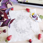 La couronne de printemps, kit de broderie débutant