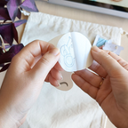 Kit de broderie débutant, petite souris, illustration enfant, papier hydrosoluble