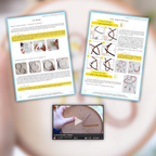 Kit de broderie débutant, petite souris, illustration enfant, guide explicatif