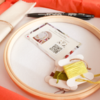 Kit de matériel de broderie complet